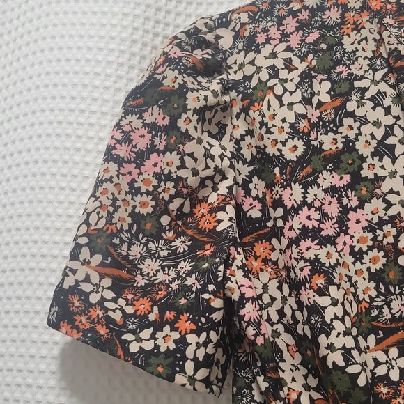 TOPSHOP floral, short sleeve blouse - Picture 5 of 6